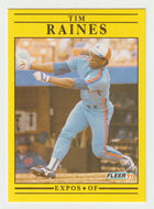 Tim Raines - Montreal Expos (MLB Baseball Card) 1991 Fleer # 244 Mint