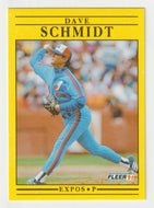 Dave Schmidt - Montreal Expos (MLB Baseball Card) 1991 Fleer # 249 Mint