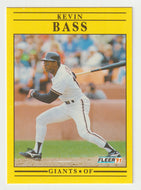 Kevin Bass - San Francisco Giants (MLB Baseball Card) 1991 Fleer # 253 Mint