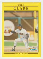Will Clark - San Francisco Giants (MLB Baseball Card) 1991 Fleer # 259 Mint