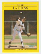 Mike LaCoss - San Francisco Giants (MLB Baseball Card) 1991 Fleer # 264 Mint