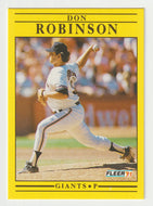 Don Robinson - San Francisco Giants (MLB Baseball Card) 1991 Fleer # 272  Mint