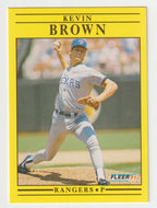 Kevin Brown - Texas Rangers (MLB Baseball Card) 1991 Fleer # 282 Mint