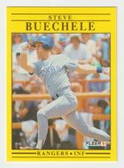 Steve Buechele - Texas Rangers (MLB Baseball Card) 1991 Fleer # 283 Mint