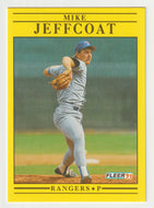 Mike Jeffcoat - Texas Rangers  (MLB Baseball Card) 1991 Fleer # 291 Mint