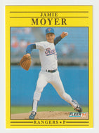 Jamie Moyer - Texas Rangers  (MLB Baseball Card) 1991 Fleer # 294 Mint