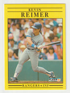 Kevin Reimer - Texas Rangers  (MLB Baseball Card) 1991 Fleer # 298 Mint