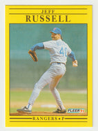 Jeff Russell - Texas Rangers  (MLB Baseball Card) 1991 Fleer # 300 Mint