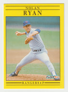 Nolan Ryan - Texas Rangers  (MLB Baseball Card) 1991 Fleer # 302 Mint