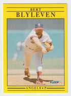 Bert Blyleven - California Angels (MLB Baseball Card) 1991 Fleer # 308 Mint