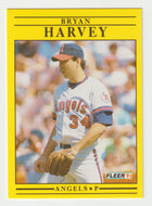 Bryan Harvey - California Angels (MLB Baseball Card) 1991 Fleer # 315 Mint