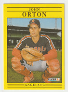 John Orton - California Angels (MLB Baseball Card) 1991 Fleer # 320 Mint