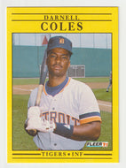 Darnell Coles - Detroit Tigers (MLB Baseball Card) 1991 Fleer # 333 Mint