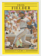 Cecil Fielder - Detroit Tigers (MLB Baseball Card) 1991 Fleer # 335 Mint