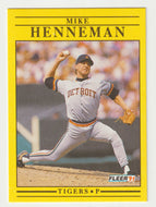 Mike Henneman - Detroit Tigers (MLB Baseball Card) 1991 Fleer # 340 Mint