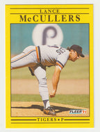 Lance McCullers - Detroit Tigers (MLB Baseball Card) 1991 Fleer # 342 Mint