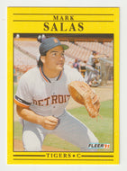 Mark Salas - Detroit Tigers (MLB Baseball Card) 1991 Fleer # 350 Mint