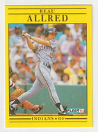 Beau Allred - Cleveland Indians (MLB Baseball Card) 1991 Fleer # 358 Mint