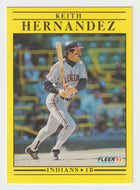 Keith Hernandez - Cleveland Indians (MLB Baseball Card) 1991 Fleer # 368 Mint