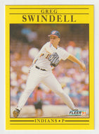 Greg Swindell - Cleveland Indians (MLB Baseball Card) 1991 Fleer # 379 Mint