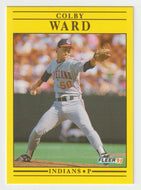 Colby Ward RC - Cleveland Indians (MLB Baseball Card) 1991 Fleer # 382 Mint