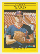 Turner Ward RC - Cleveland Indians (MLB Baseball Card) 1991 Fleer # 383 Mint