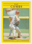 Pat Combs - Philadelphia Phillies (MLB Baseball Card) 1991 Fleer # 392 Mint