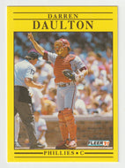 Darren Daulton - Philadelphia Phillies (MLB Baseball Card) 1991 Fleer # 393 Mint