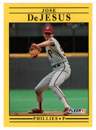 Jose DeJesus - Philadelphia Phillies (MLB Baseball Card) 1991 Fleer # 394 Mint