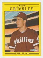 Jason Grimsley - Philadelphia Phillies (MLB Baseball Card) 1991 Fleer # 396 Mint