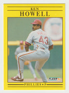 Ken Howell - Philadelphia Phillies (MLB Baseball Card) 1991 Fleer # 400 Mint