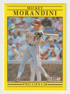 Mickey Morandini - Philadelphia Phillies (MLB Baseball Card) 1991 Fleer # 407 Mint