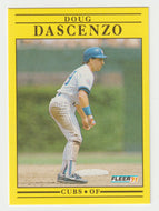 Doug Dascenzo - Chicago Cubs (MLB Baseball Card) 1991 Fleer # 418 Mint