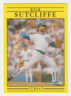 Rick Sutcliffe - Chicago Cubs (MLB Baseball Card) 1991 Fleer # 434 Mint