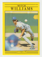 Mitch Williams - Chicago Cubs (MLB Baseball Card) 1991 Fleer # 439 Mint