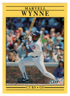 Marvell Wynne - Chicago Cubs (MLB Baseball Card) 1991 Fleer # 441 Mint