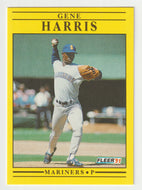 Gene Harris - Seattle Mariners (MLB Baseball Card) 1991 Fleer # 452 Mint