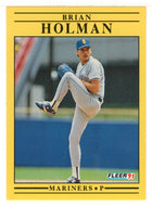 Brian Holman - Seattle Mariners (MLB Baseball Card) 1991 Fleer # 453 Mint