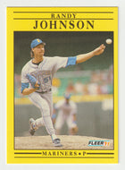 Randy Johnson - Seattle Mariners (MLB Baseball Card) 1991 Fleer # 455 Mint