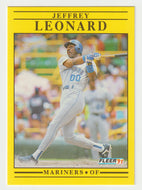 Jeffrey Leonard - Seattle Mariners (MLB Baseball Card) 1991 Fleer # 456 Mint