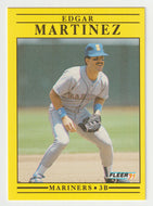 Edgar Martinez - Seattle Mariners (MLB Baseball Card) 1991 Fleer # 457 Mint