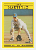 Tino Martinez - Seattle Mariners (MLB Baseball Card) 1991 Fleer # 458 Mint