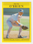 Pete O'Brien - Seattle Mariners (MLB Baseball Card) 1991 Fleer # 459 Mint