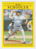Mike Schooler - Seattle Mariners (MLB Baseball Card) 1991 Fleer # 461 Mint
