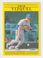Omar Vizquel - Seattle Mariners (MLB Baseball Card) 1991 Fleer # 464 Mint