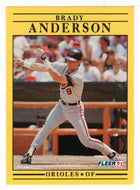 Brady Anderson - Baltimore Orioles (MLB Baseball Card) 1991 Fleer # 466 Mint