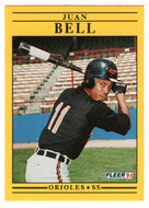 Juan Bell - Baltimore Orioles (MLB Baseball Card) 1991 Fleer # 468 Mint