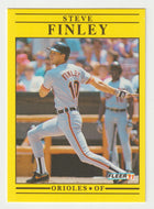 Steve Finley - Baltimore Orioles (MLB Baseball Card) 1991 Fleer # 470 Mint
