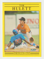 Tim Hulett - Baltimore Orioles (MLB Baseball Card) 1991 Fleer # 478 Mint