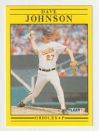 Dave Johnson - Baltimore Orioles (MLB Baseball Card) 1991 Fleer # 479 Mint